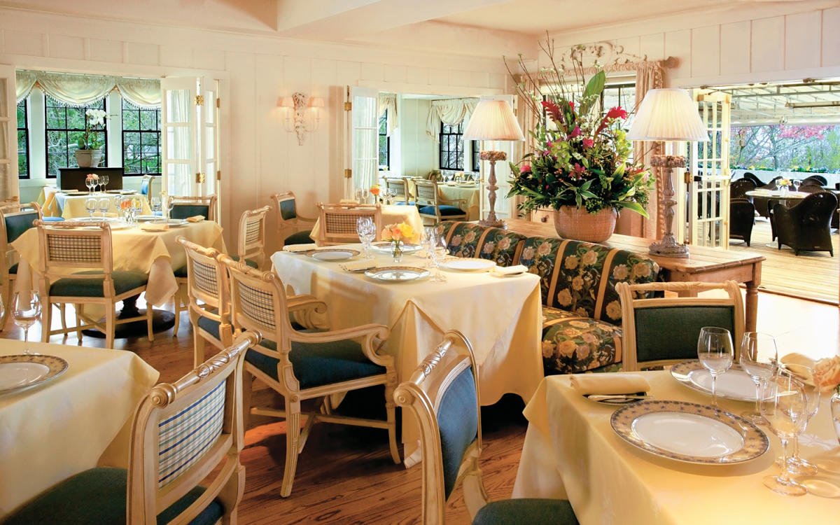The Wauwinet restaurant in Nantucket, United States