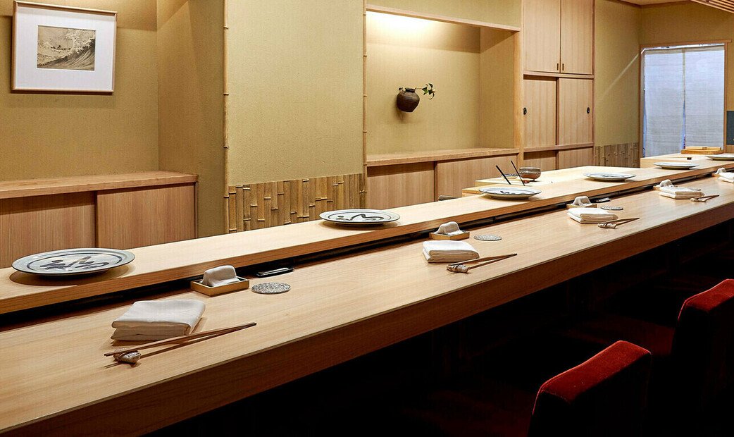 Sushi Ryusuke restaurant in Tokyo, Japan