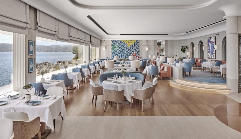 Eden Roc restaurant in Cap d'Antibes, France