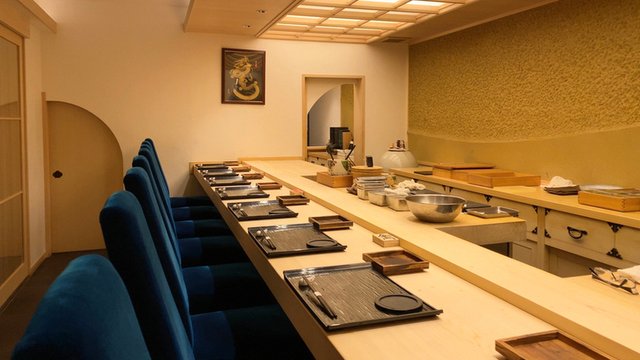 Sushi Saeki Ginza restaurant in Tokyo, Japan