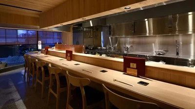 Tempura Yamanoure restaurant in Tokyo, Japan