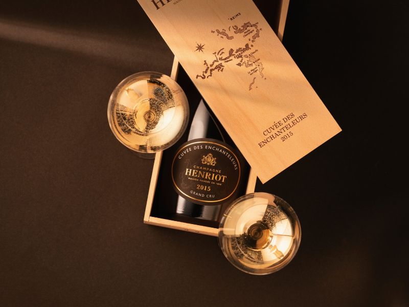 Champagne Henriot’s Cuvée des Enchanteleurs back to 1989 event