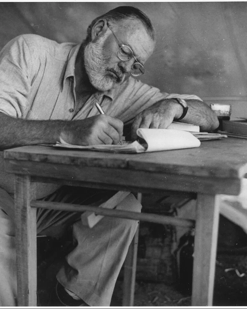 Portrait of Ernest Hemingway