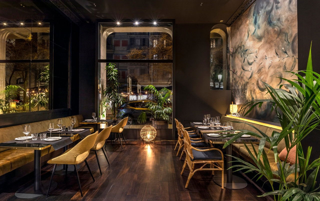 Cafè de l'Arquitecte. Hotel Casa Sagnier, Restaurant in Barcelona