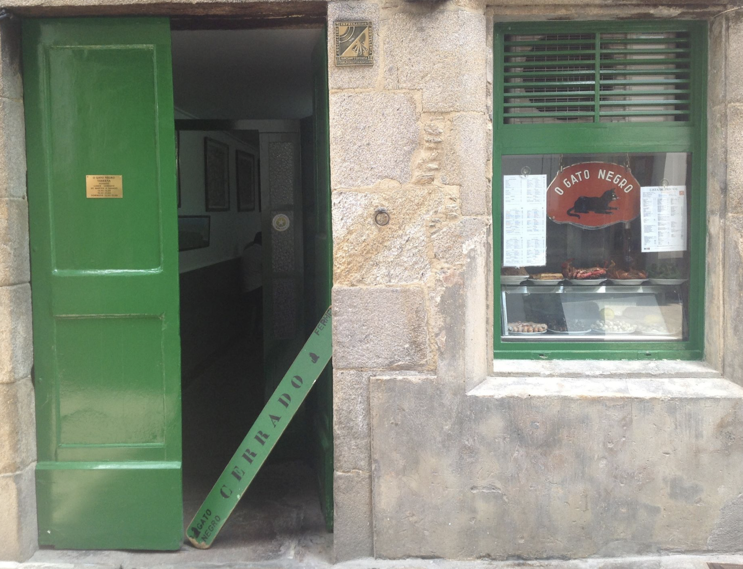 O Gato Negro, Restaurant in Santiago de Compostela