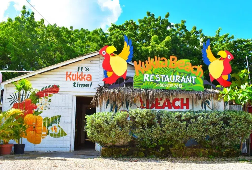 Kukka Beach Restaurant. Alkquimia Hotel restaurant in Dominicus
