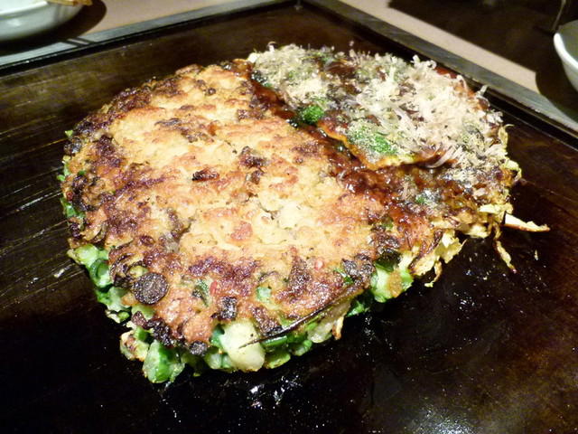 Okonomiyaki Kitaro restaurant in Nishinomiya, Japan
