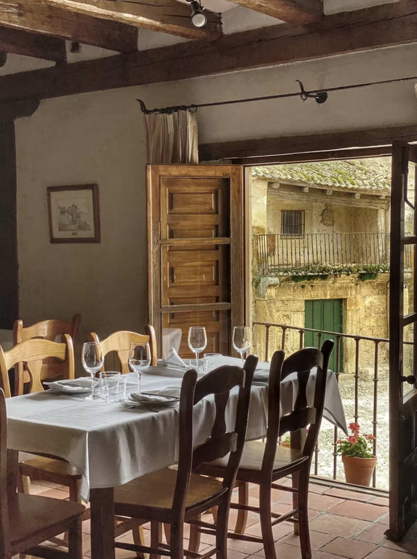 El Soportal restaurant in Pedraza