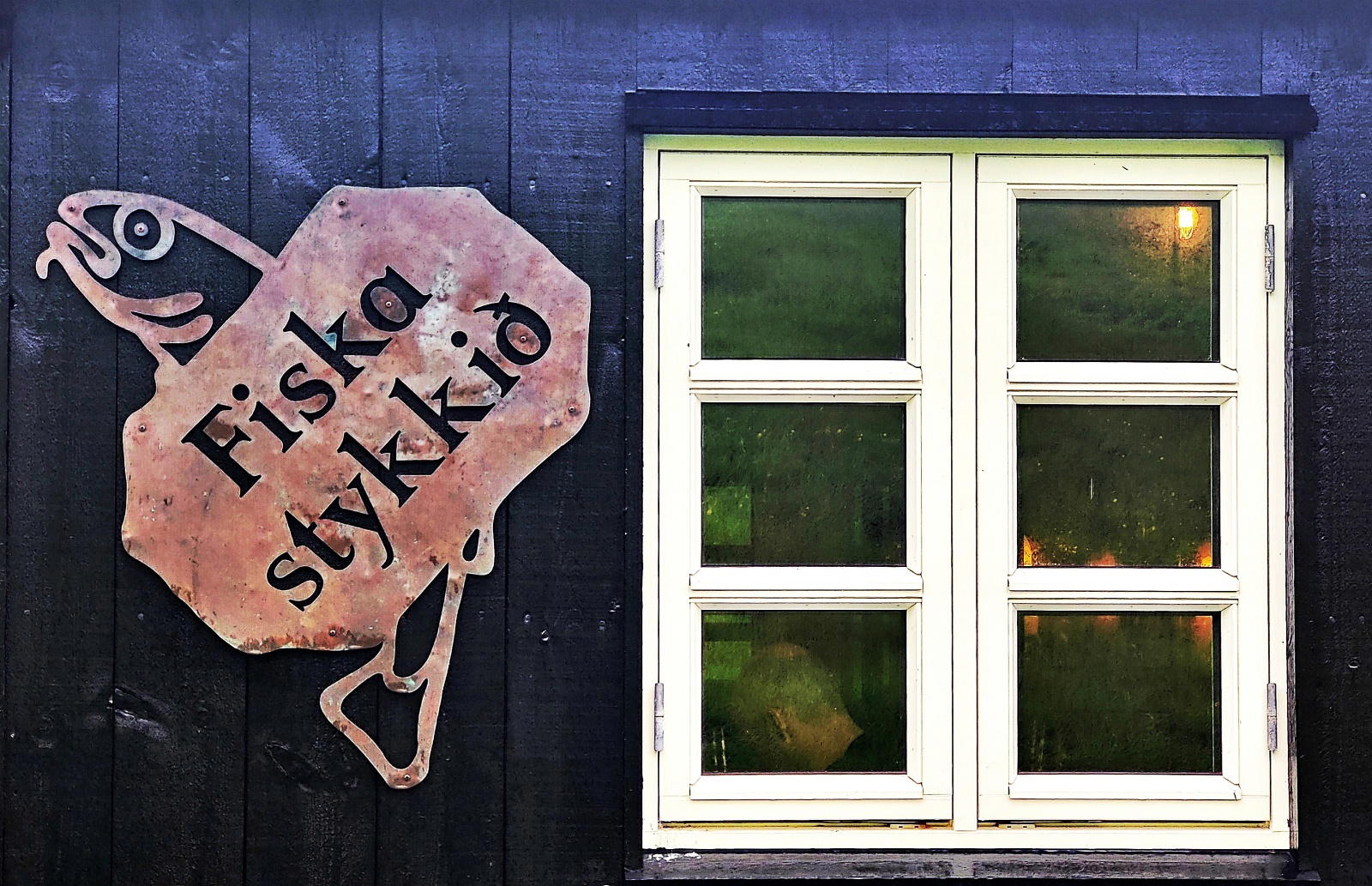 Fiskastykkid restaurant in Sandavagur, Faroe Islands