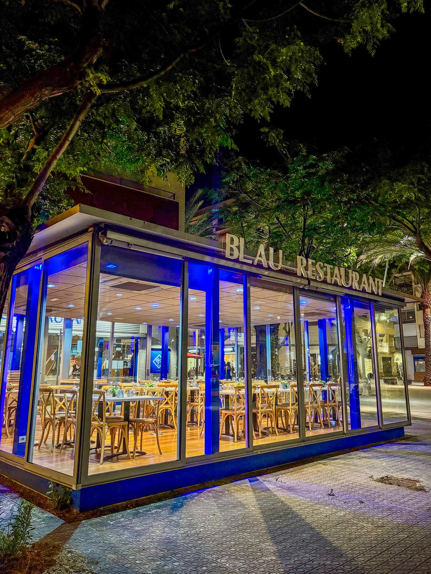 Blau de Vilanova restaurant in Vilanova i la Geltrú, Spain