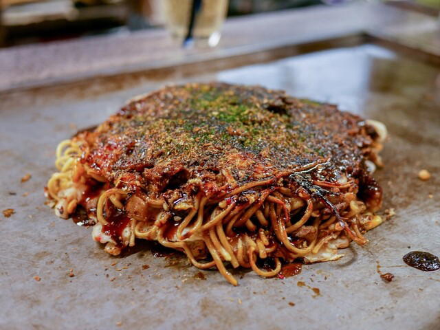Okonomiyaki Yoshino, Kyoto, Japan