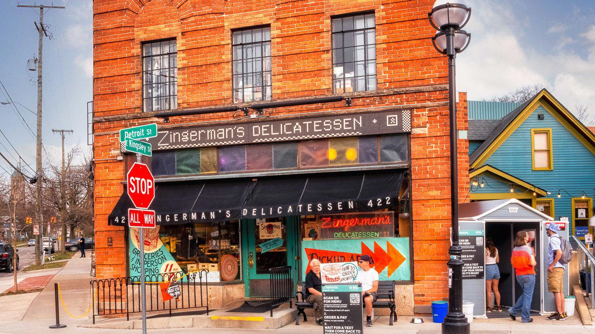 Zingerman's Delicatessen restaurant in Ann Arbor, United States