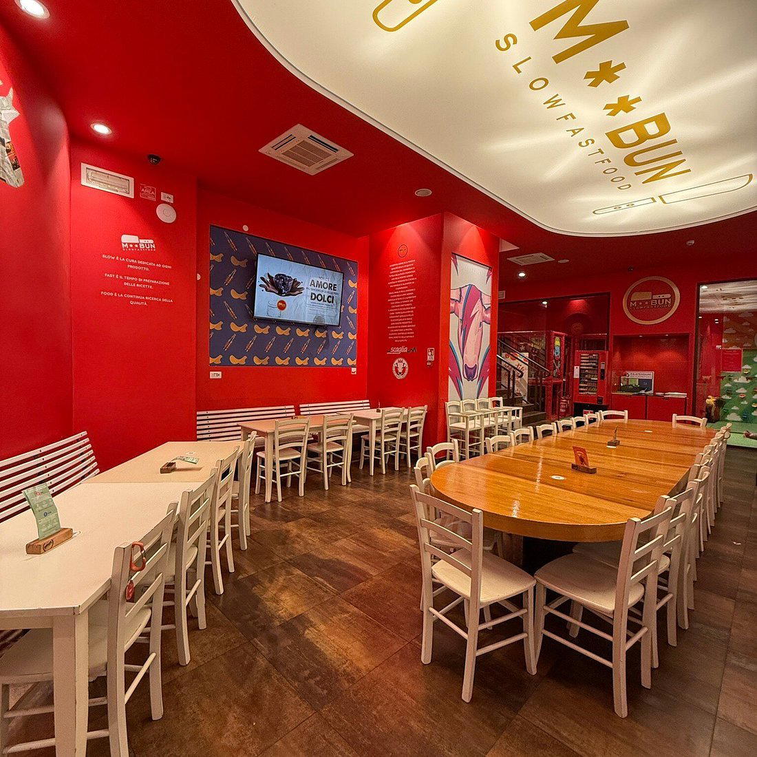 M** Bun restaurant in Turin, Italy