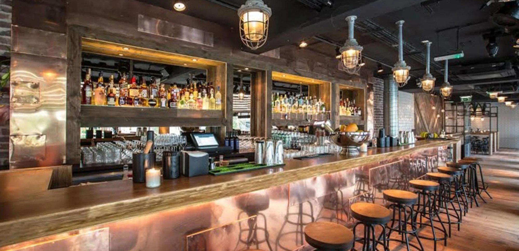 Lijnbaan 36 restaurant in Rotterdam, Netherlands