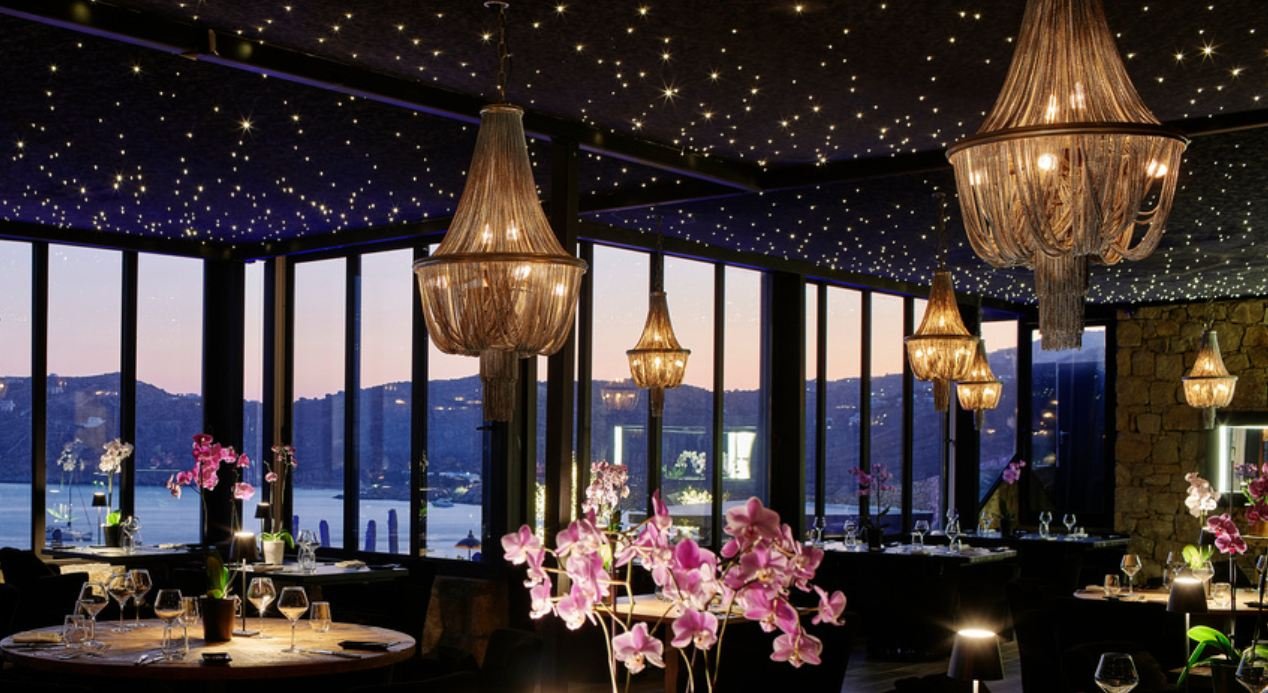 Celebrities Restaurant, Mykonos, Greece