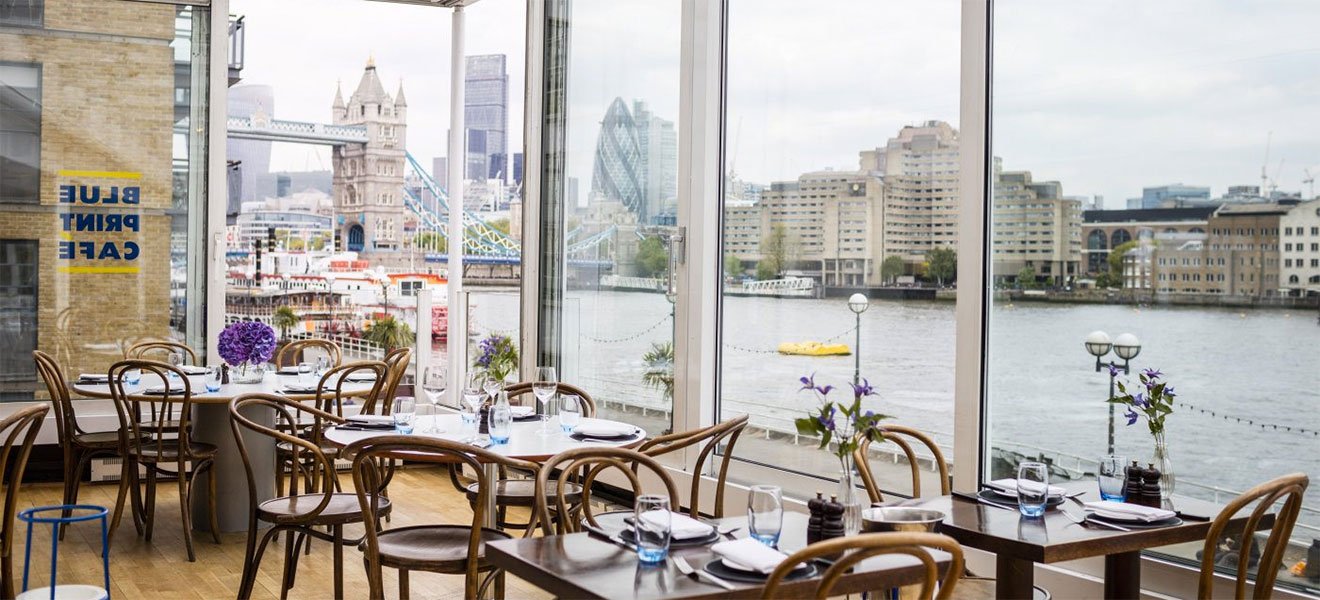 Blueprint Cafe restaurant in London, United Kingdom