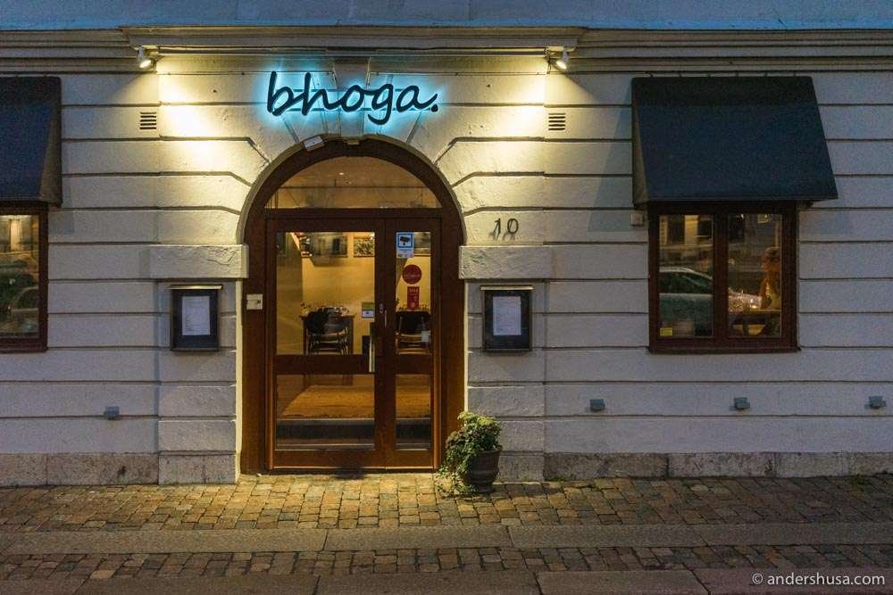 Bhoga restaurant in Gothenburg, Sweden