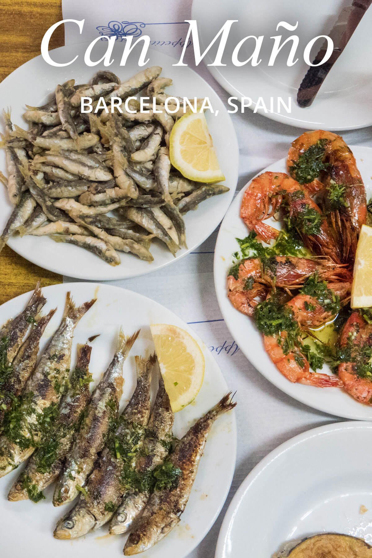 Can Maño restaurant in Barcelona, Spain