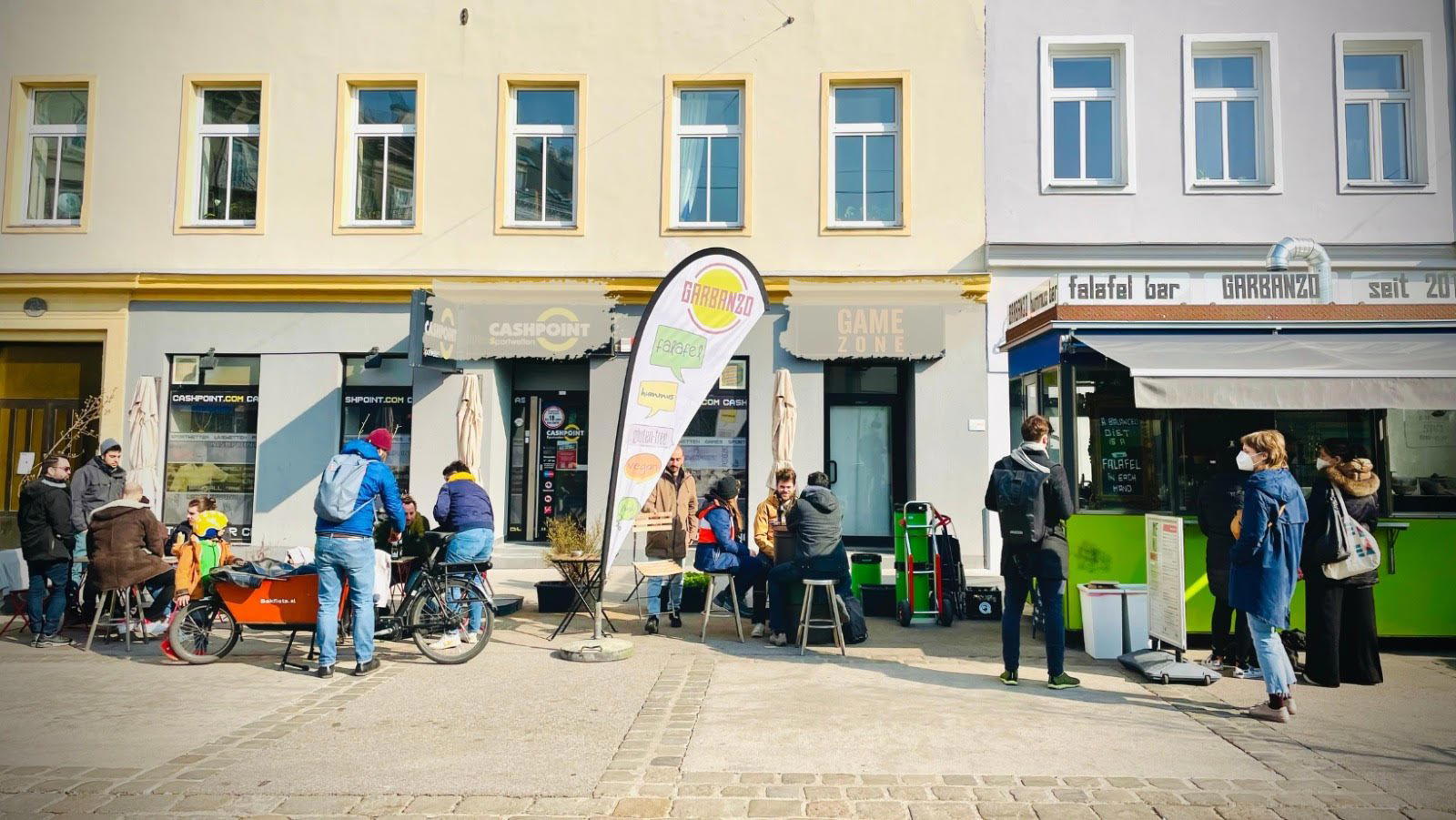 Garbanzo restaurant in Vienna, Austria