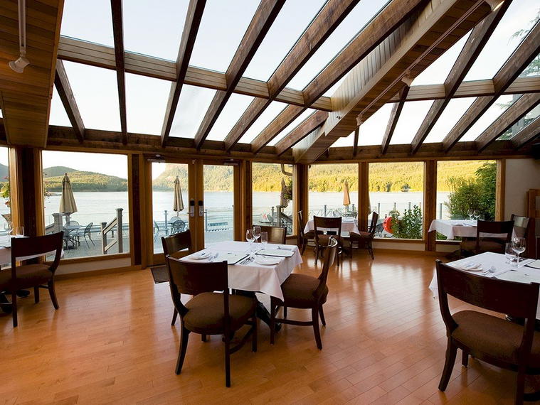 Chinook Room, Sonora Island, Canada