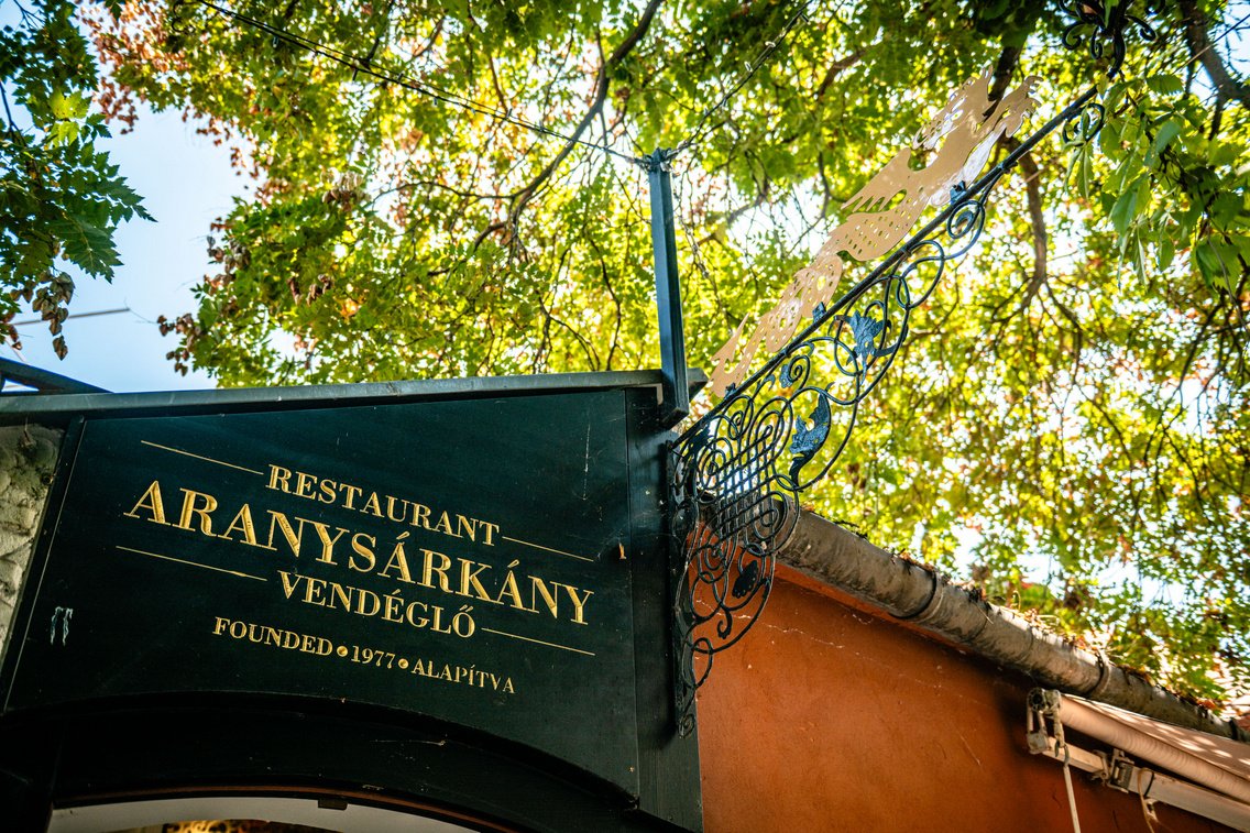 Aranysárkány Vendéglő restaurant in Szentendre, Hungary