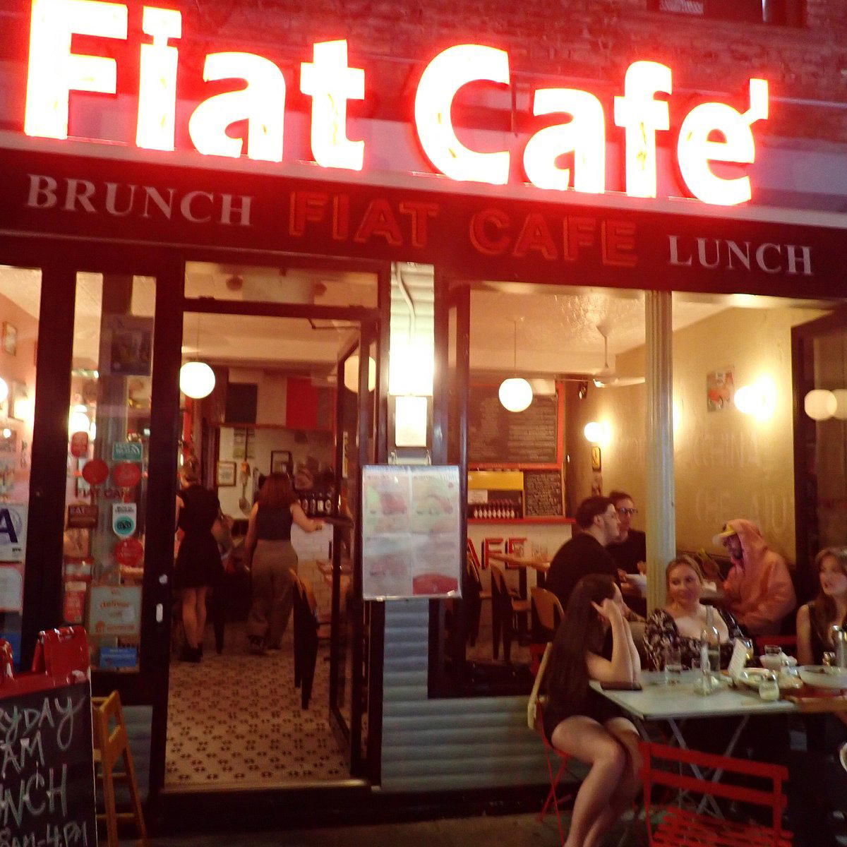Fiat Cafe restaurant in New York City, United States