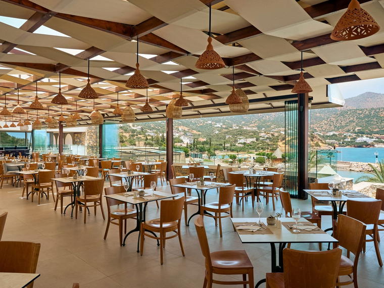 Amalthea Main Restaurant, Crete, Greece