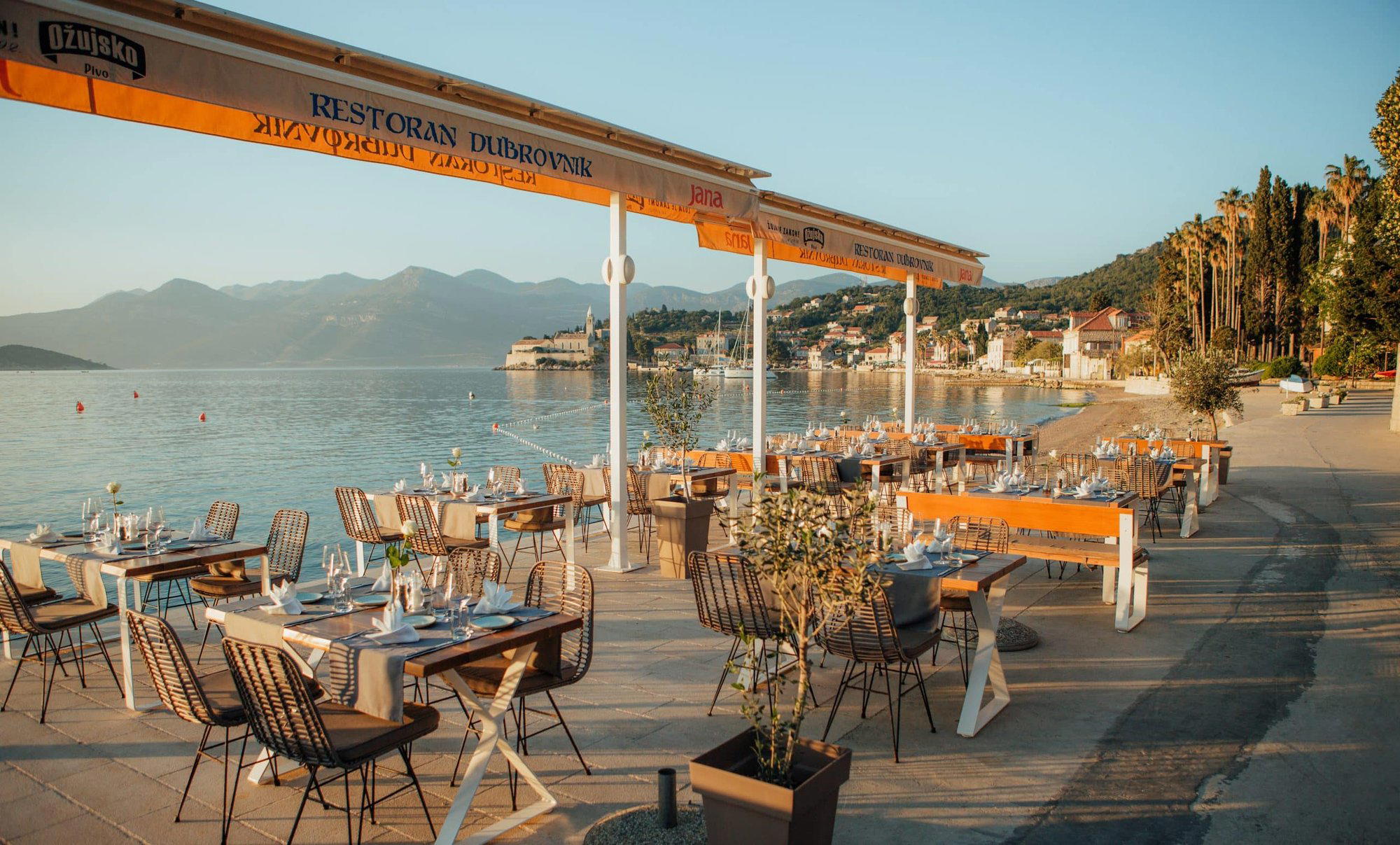 Restoran Dubrovnik restaurant in Lopud, Croatia