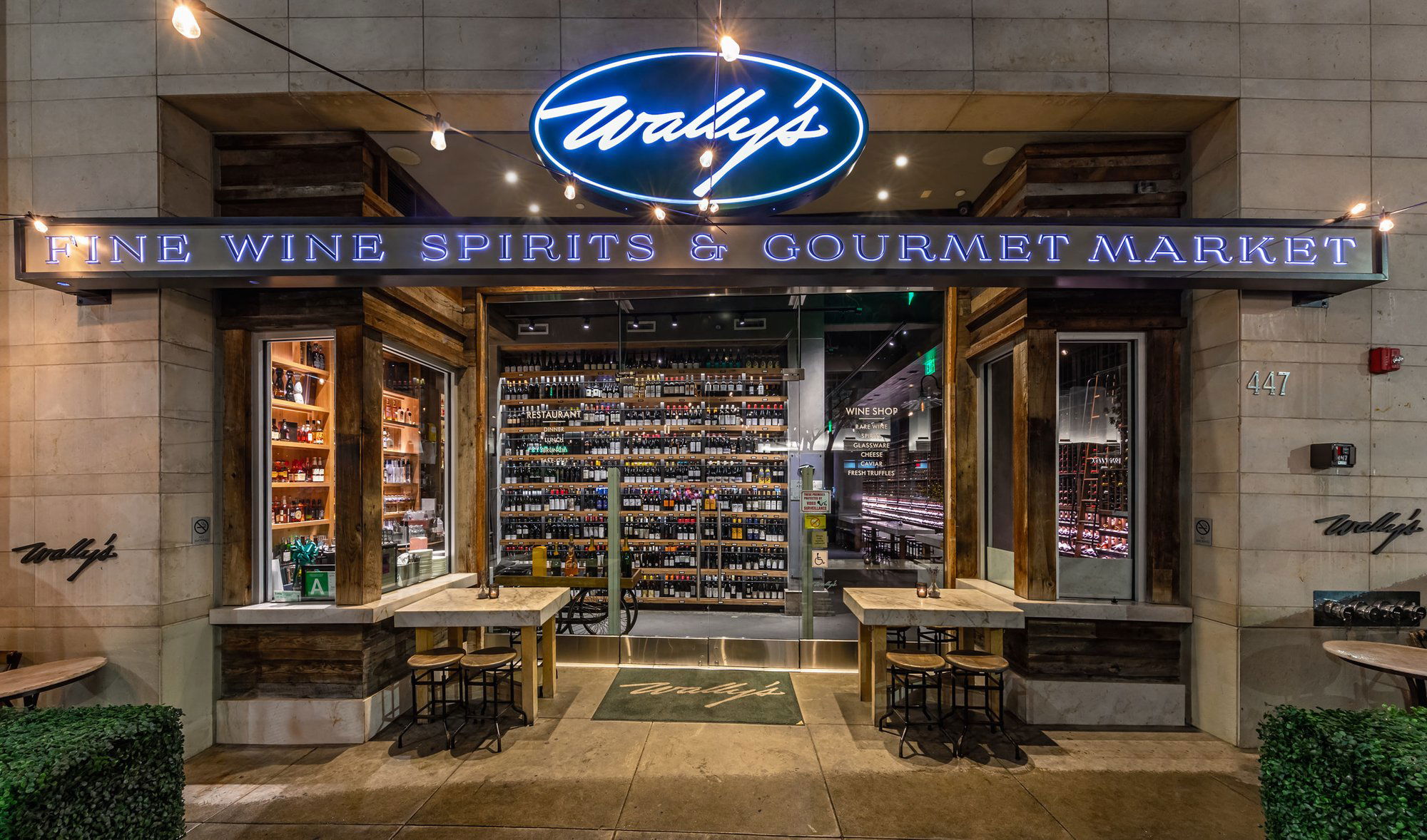 Wally’s Wine & Spirits, Restaurant in Beverly Hills