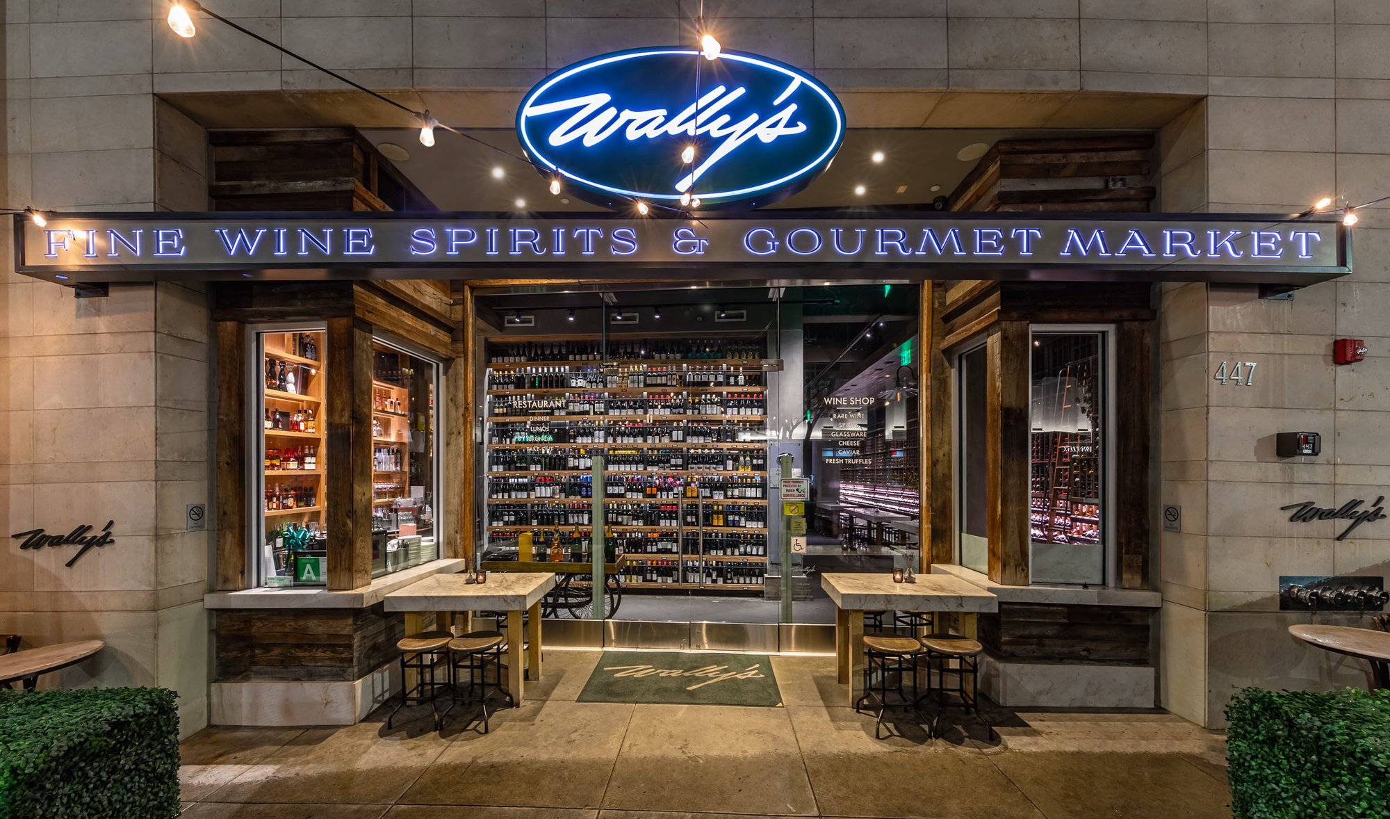 Wally’s Wine & Spirits restaurant in Beverly Hills, United States