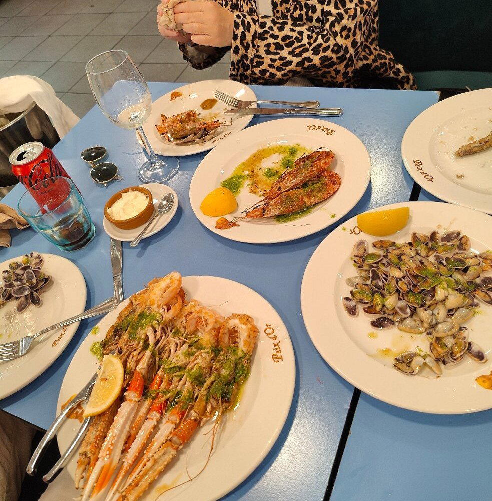 Peix dOr restaurant in Barcelona, Spain