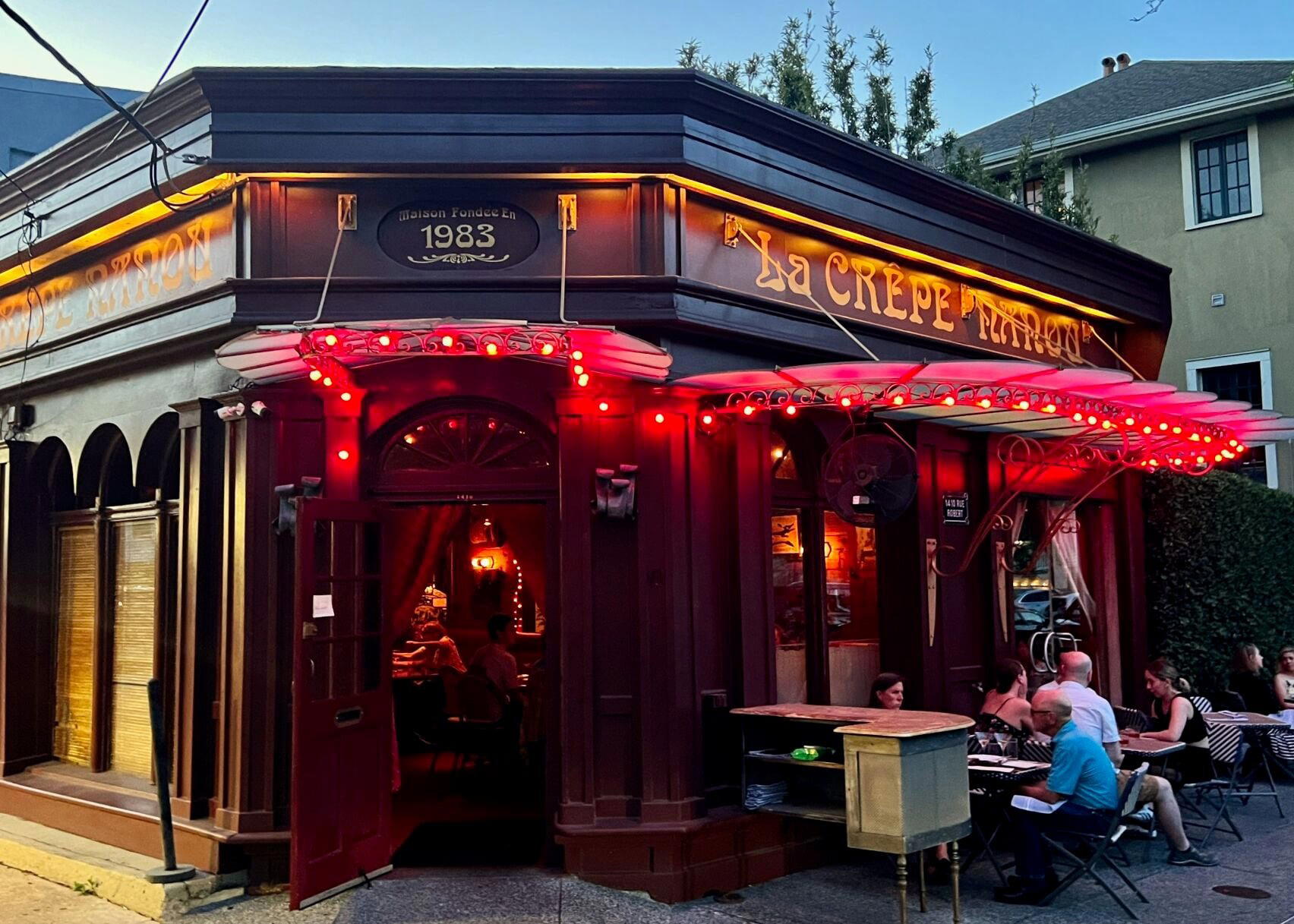 La Crepe Nanou restaurant in New Orleans, United States