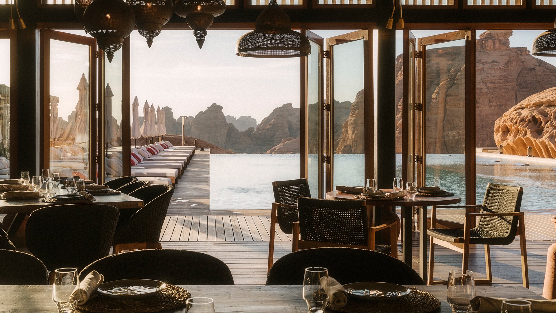 Tama restaurant in AlUla, Saudi Arabia