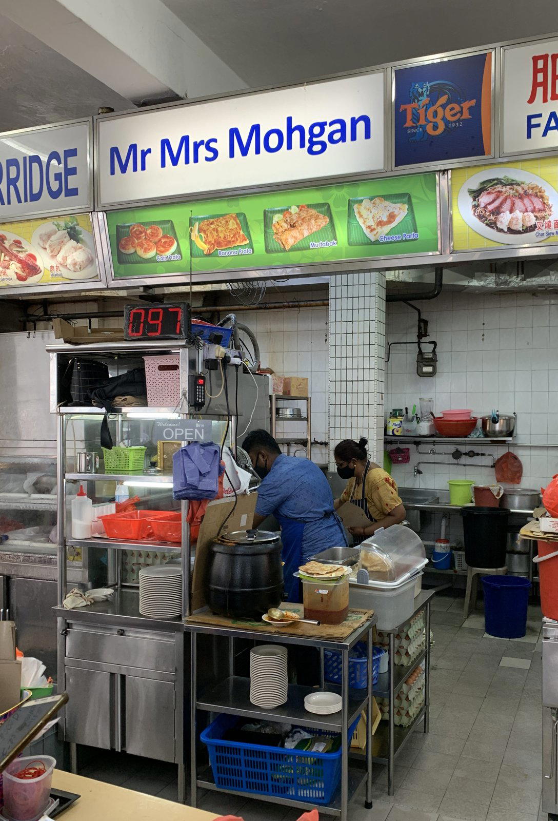 Mr & Mrs Mohgan’s Super Crispy Roti Prata restaurant in Singapore, Singapore