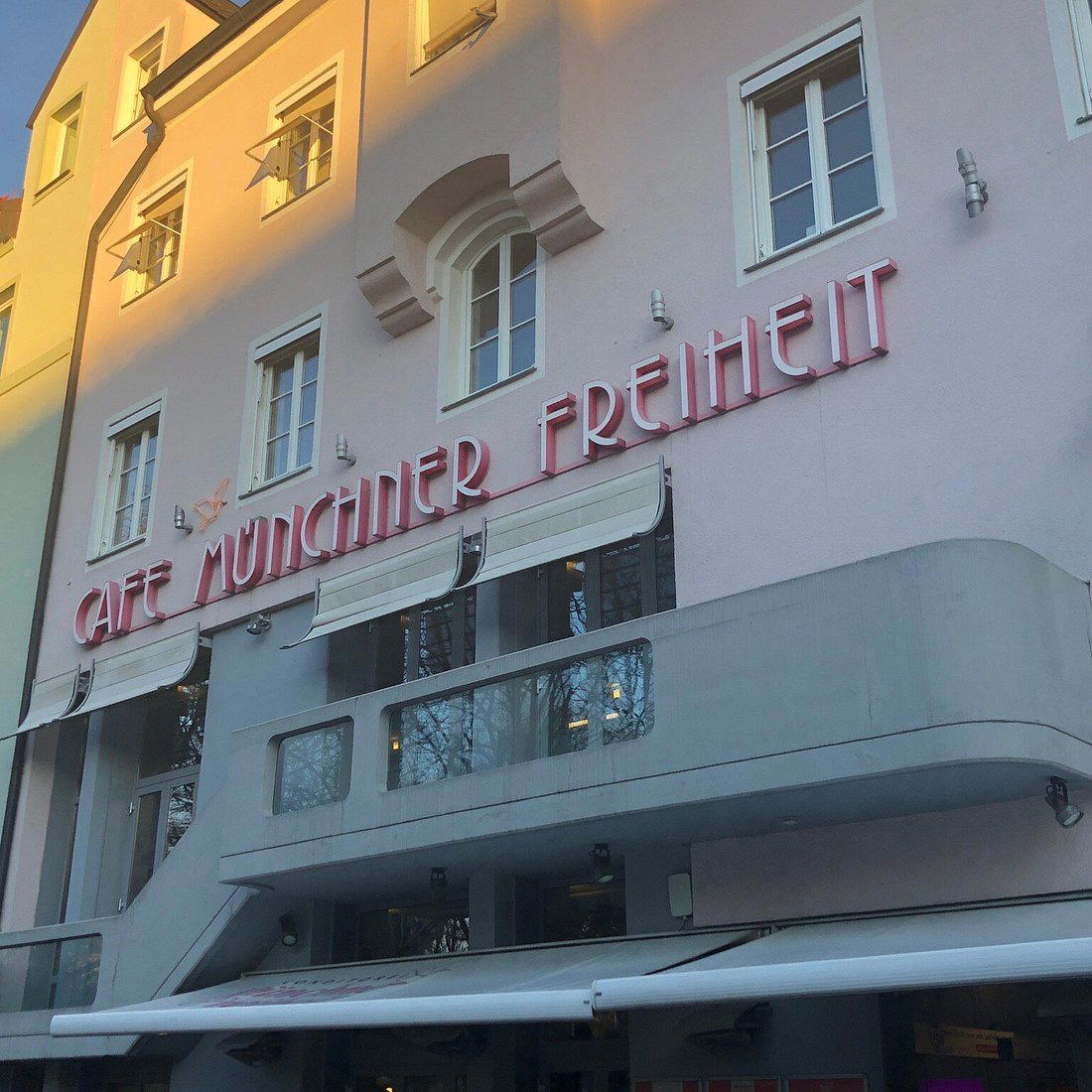 Café Münchner Freiheit restaurant in Munich, Germany