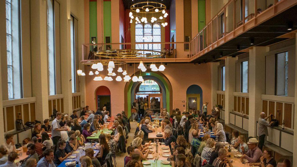 Folkehuset Absalon restaurant in Copenhagen, Denmark