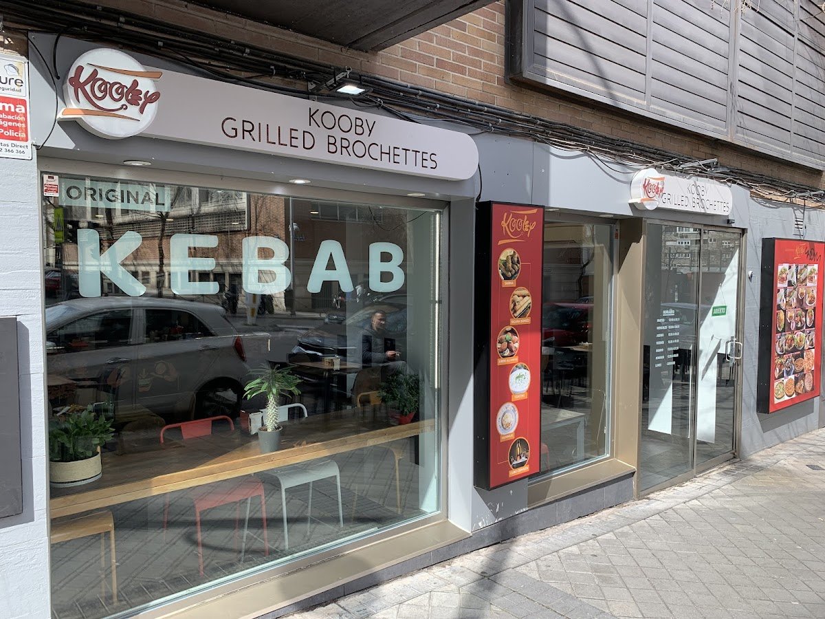 Kooby Kebab restaurant in Madrid, Spain