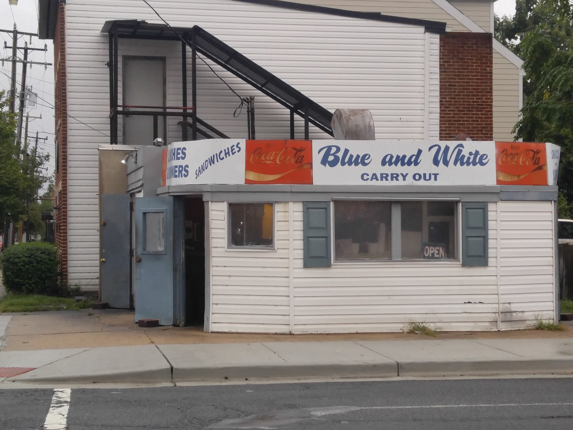 Blue & White Carry Out restaurant in Alexandria, United States