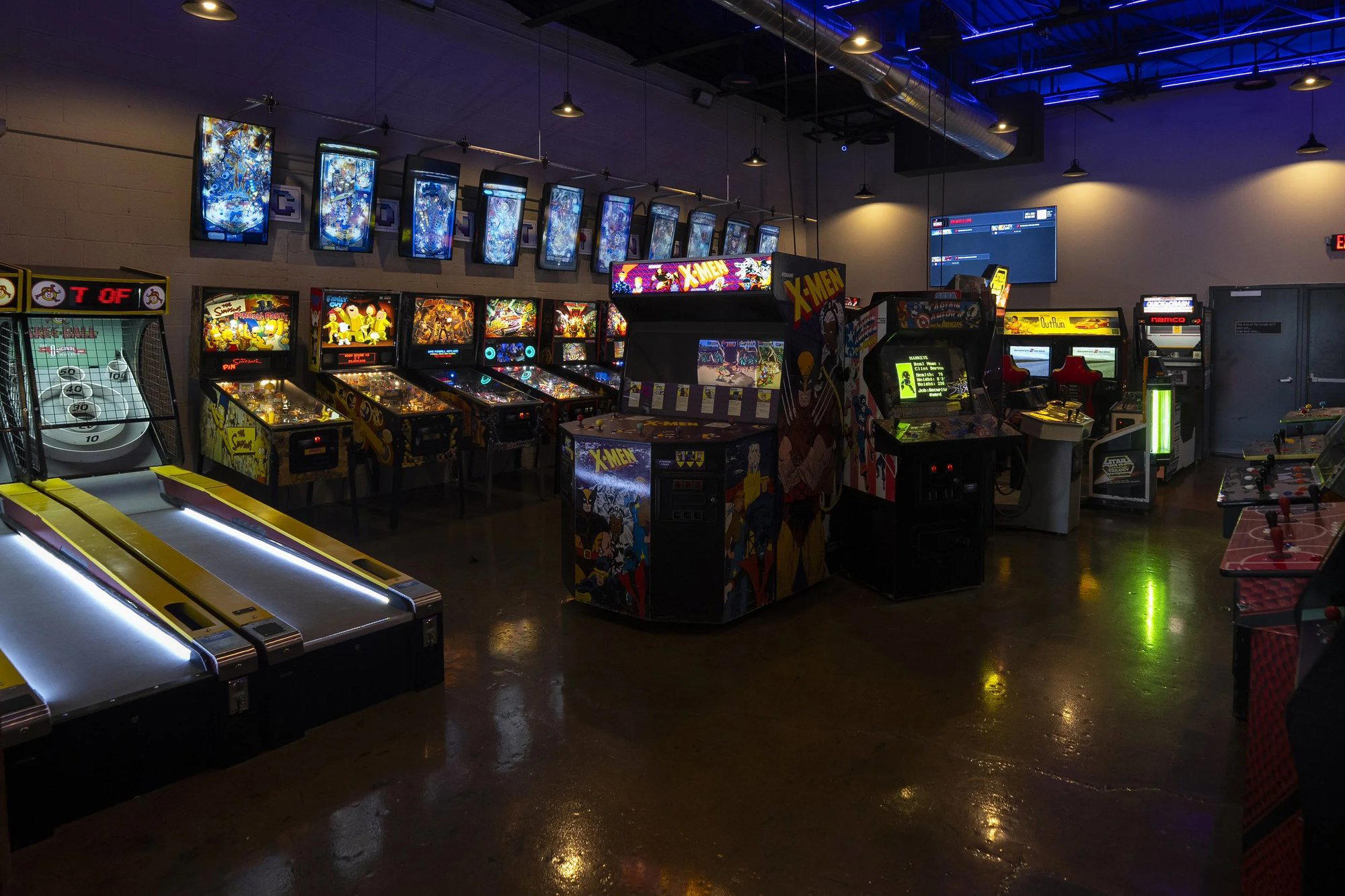 Continues Arcade restaurant in Alexandria, United States