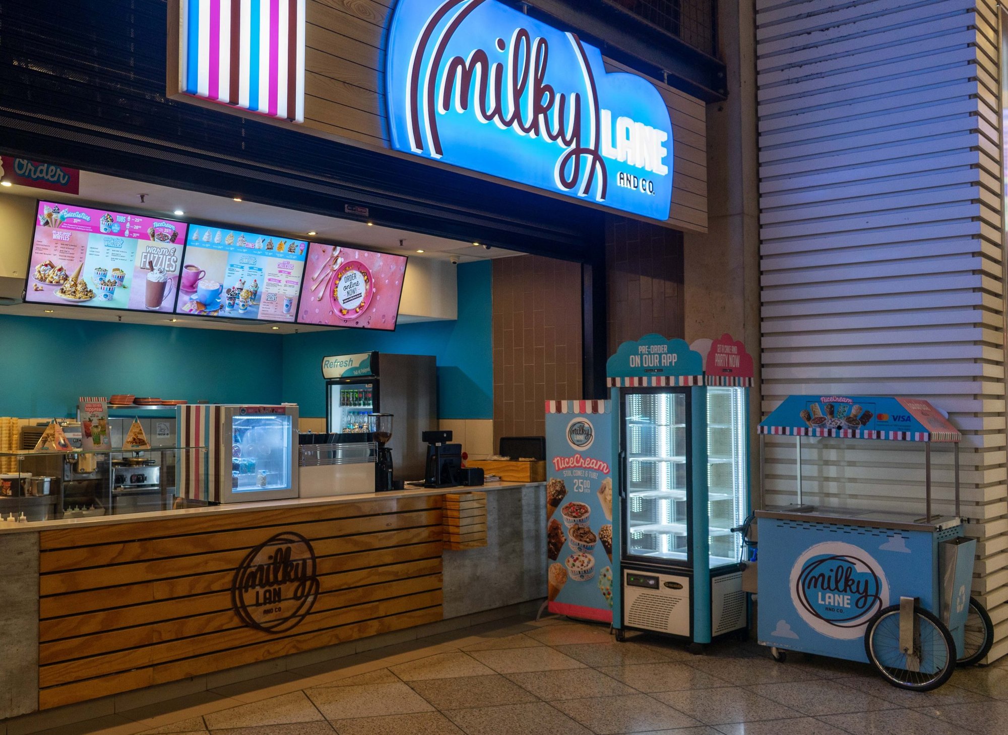 Milky Lane restaurant in East London, South Africa