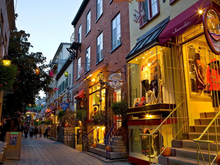 Rue du Petit Champlain, Quebec City, Canada