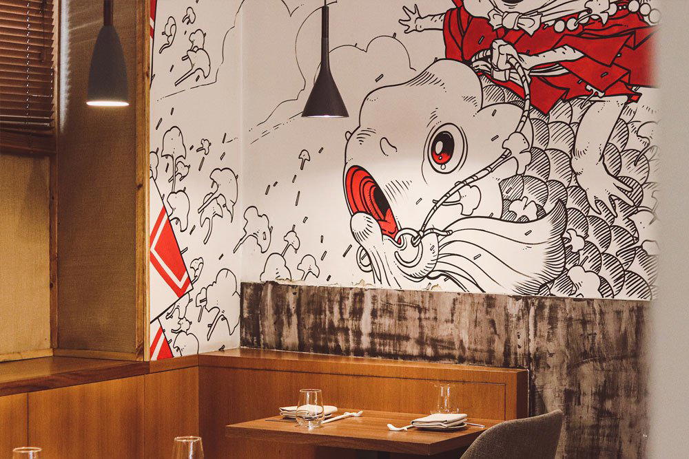 Ikigai Flor Baja restaurant in Madrid, Spain
