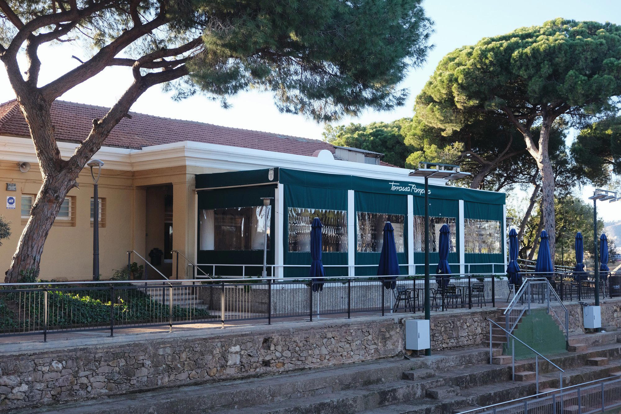 Terrassa Pompeia restaurant in Barcelona, Spain