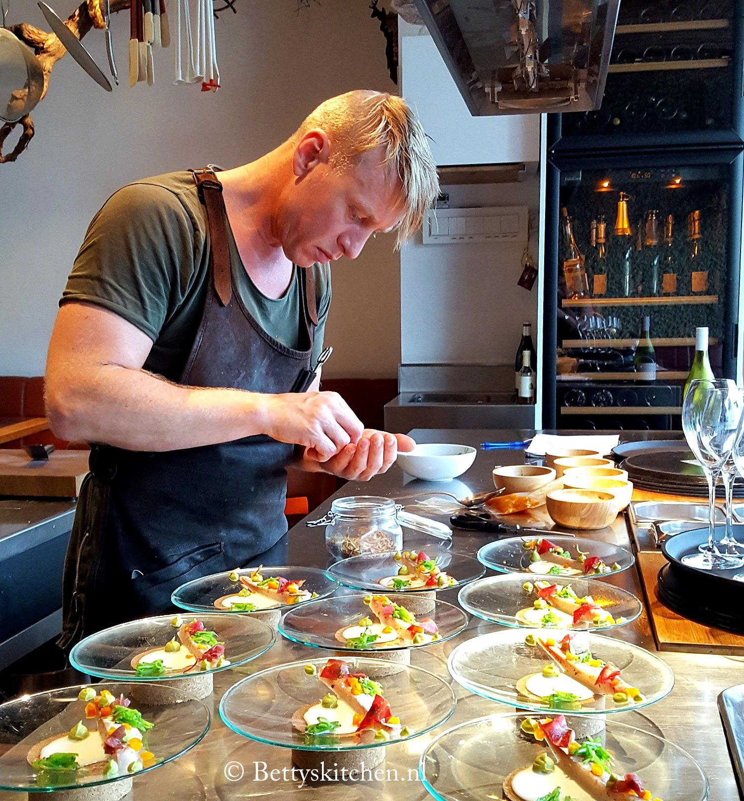 In de Keuken van Floris restaurant in Rotterdam, Netherlands