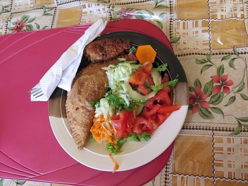 Jah Lamb's Vegetarian restaurant in Palmiste, St Lucia