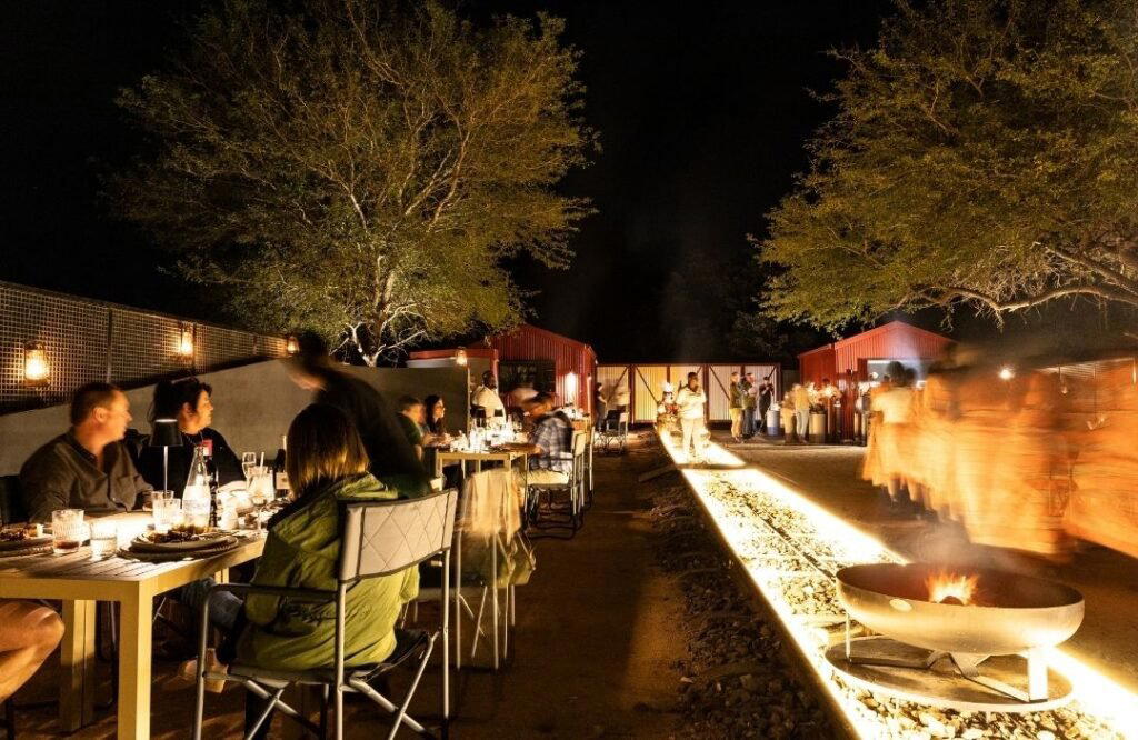 Trackside Dining restaurant in Skukuza