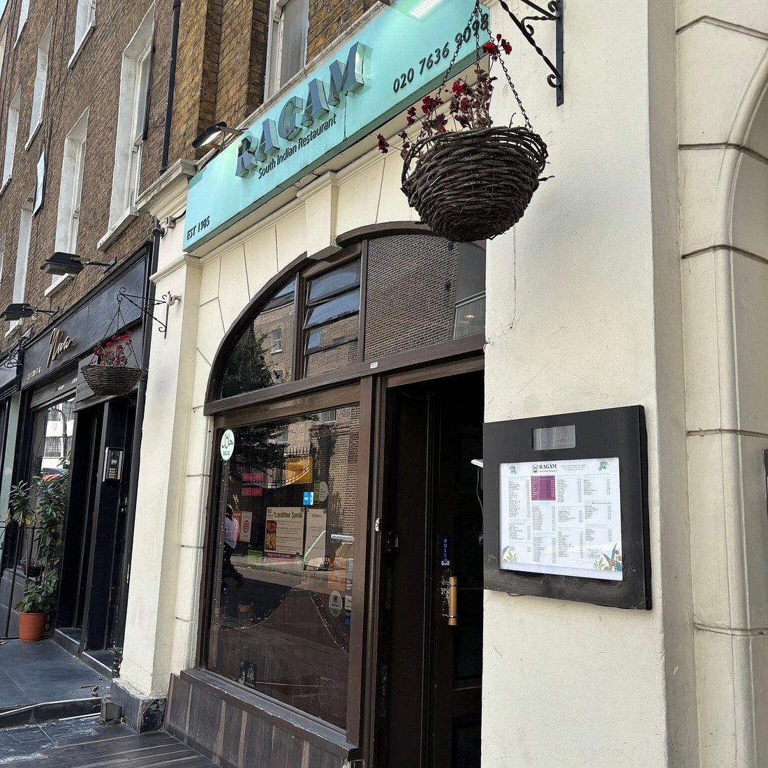 Ragam restaurant in London, United Kingdom