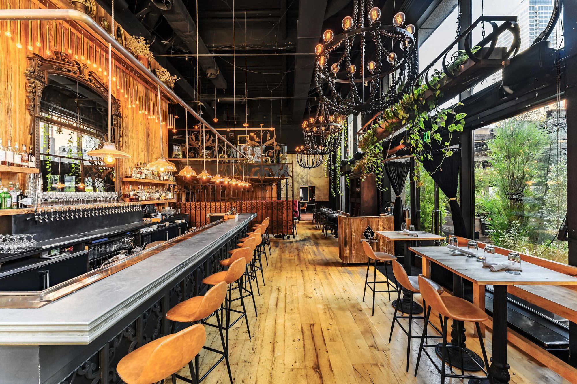 Harper's Garden restaurant in Philadelphia, United States