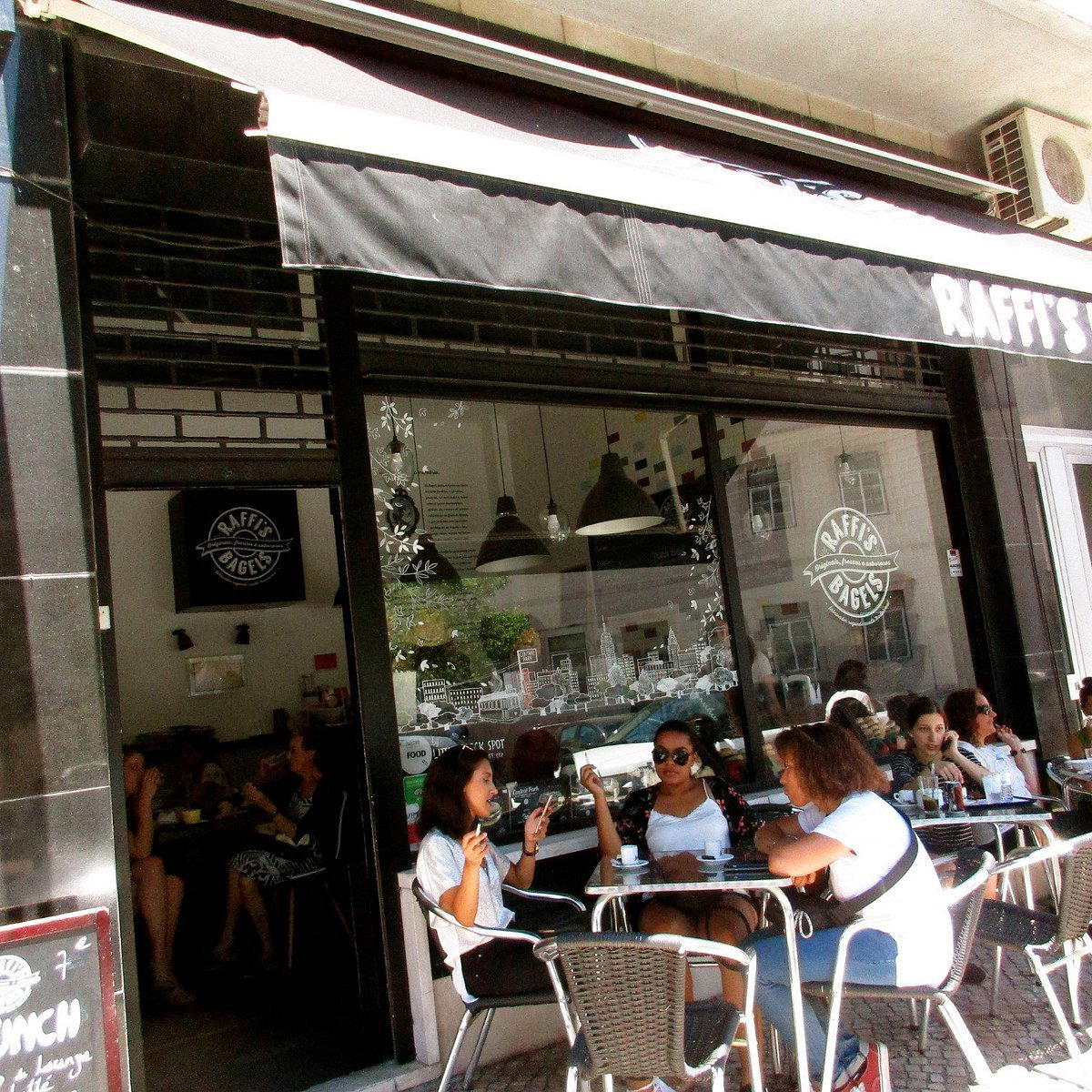 Raffi's Bagels restaurant in Lisbon, Portugal
