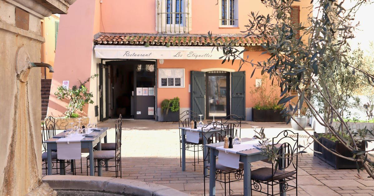 Les Etiquettes restaurant in Ollioules, France